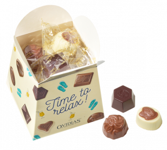 Time to relax-box with chocolate mix (200g)