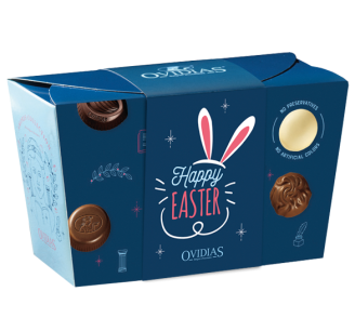 Ballotin Happy Easter avec mélange de chocolats (500g)