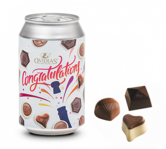 Congratulations-can with chocolate mix (95g)