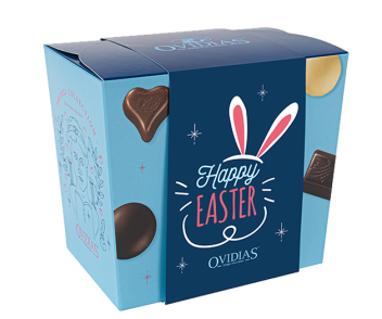 Ballotin Happy Easter avec mélange de chocolats (375g)