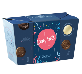 Congrats box with chocolate mix (500g)