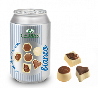 Bianco-can with white chocolates (95g)