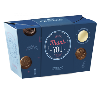 Thank You-Schachtel mit Pralinenmischung (500)