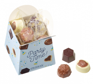 Party Time-box with chocolate mix (200g)