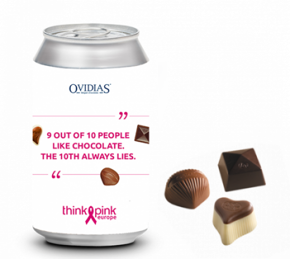Think Pink 9 OUT OF 10-Dose mit Pralinenmischung (95g)