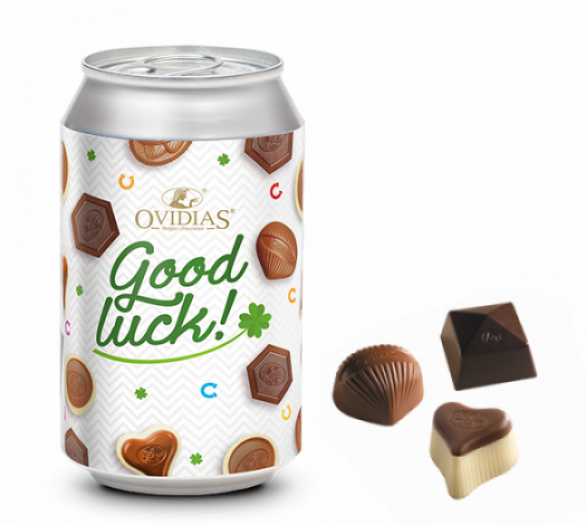 Canette Good Luck avec mélange de chocolats (95g)