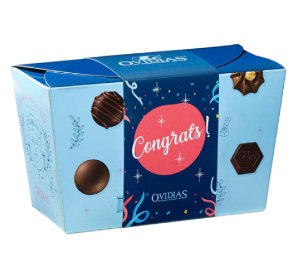 Congrats box with chocolate mix (500g)