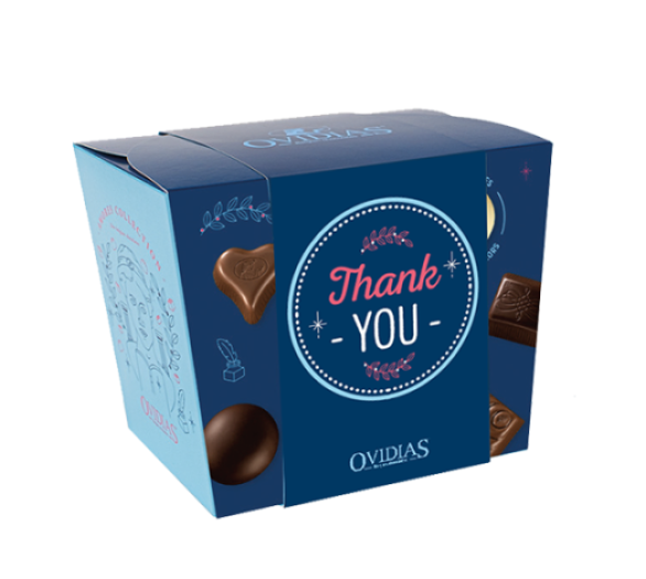 Thank you-box with chocolate mix (375g)