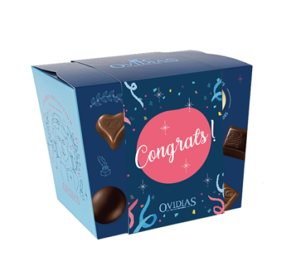 Congrats-box with chocolate mix (375g)