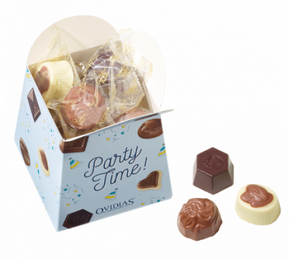 Party Time-box with chocolate mix (200g)